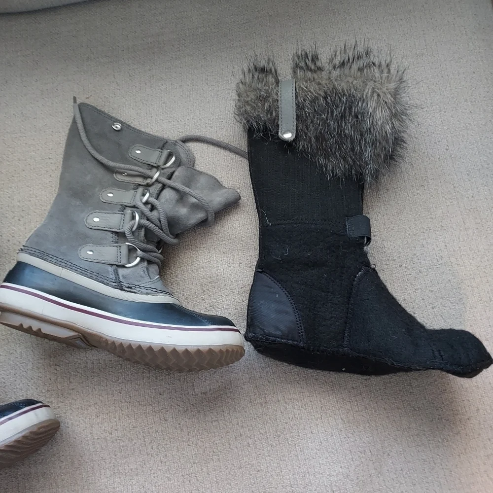 Sorel Joan Of Arctic Waterproof boot. In Grey